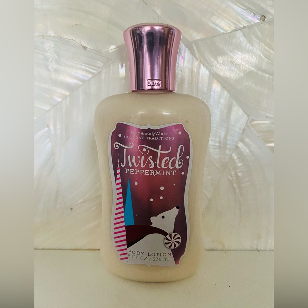 NEW Bath & Body Works Twisted Peppermint Body Lotion - FULL SIZE